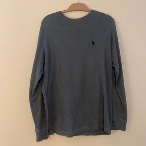 Polo long sleeve knit